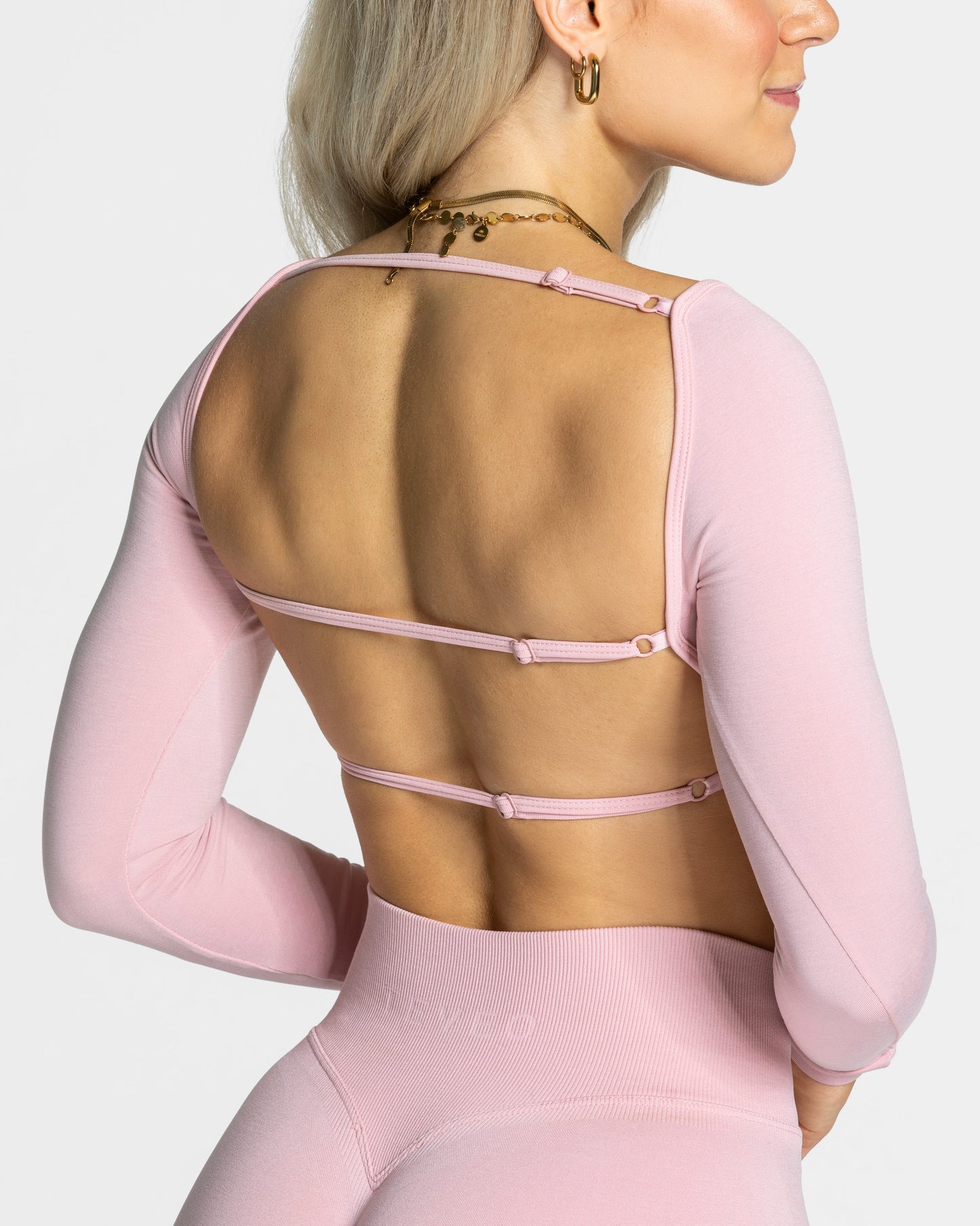 Femme Backless Longsleeve "Rosa"