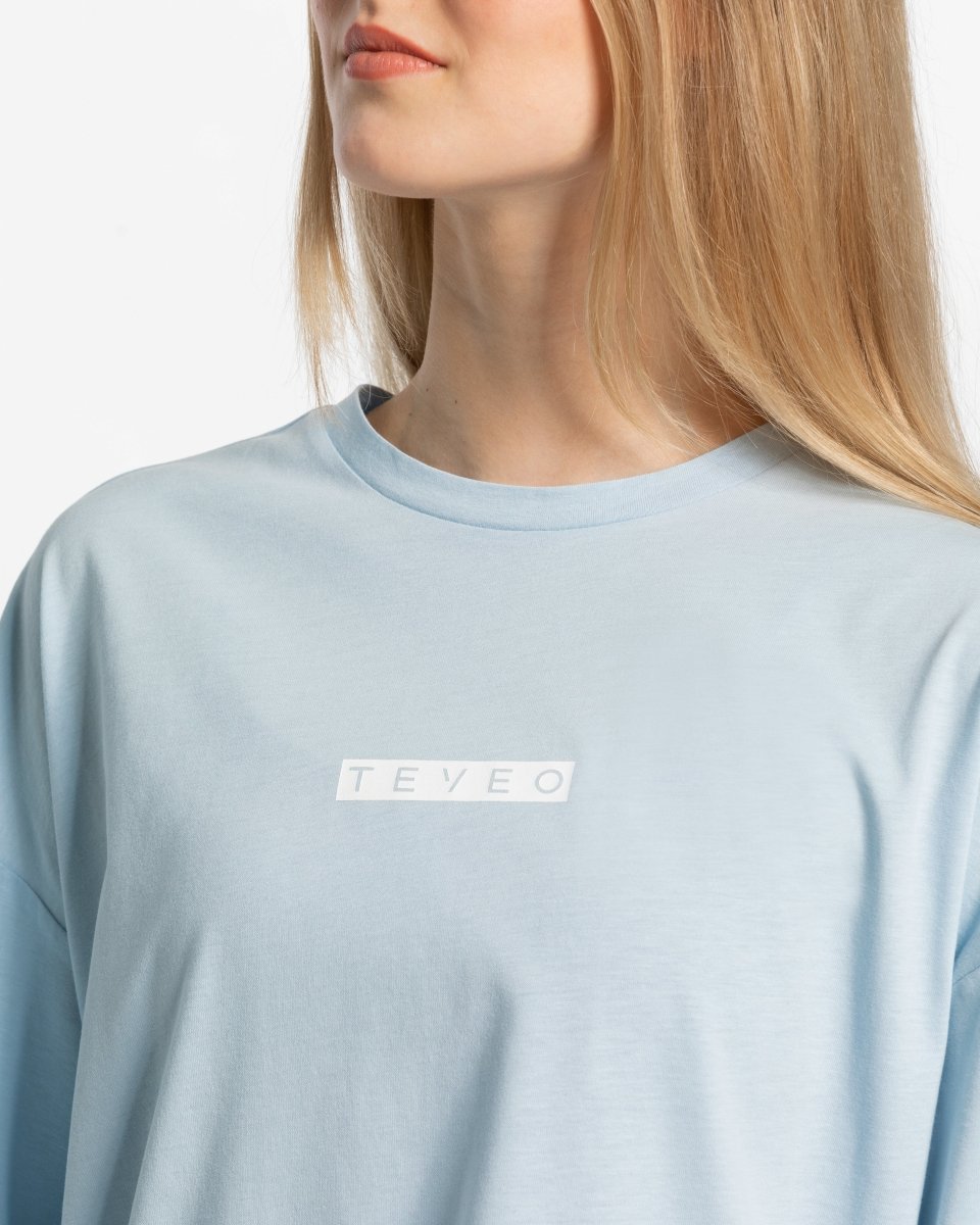 Iconic Oversized T-Shirt Babyblau – TEVEO Official Store
