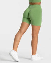 Timeless Scrunch Short Stahlblau